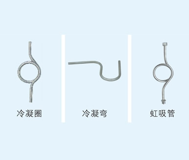 冷凝圈、冷凝彎、虹吸管